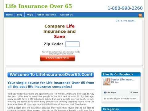 Life Insurance Over 65 | Over 65 Life Insurance