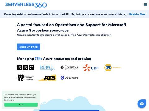 Azure Serverless Monitoring and Management | Serverless360