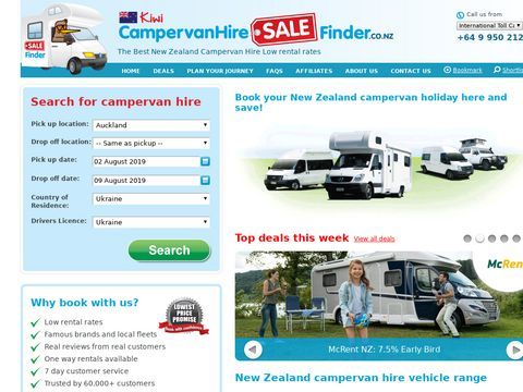 Campervan hire new zealand