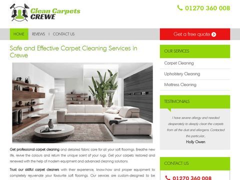 Rug Cleaning in Crewe