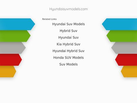 Hyundai SUV Models