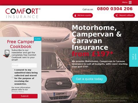 Comfort Motorhome Insurance