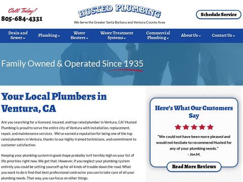 Husted Plumbing - Best Plumbers Ventura CA