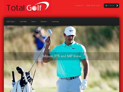 New Zealand online golf store, golf clubs and golf ball sales - Total Golf