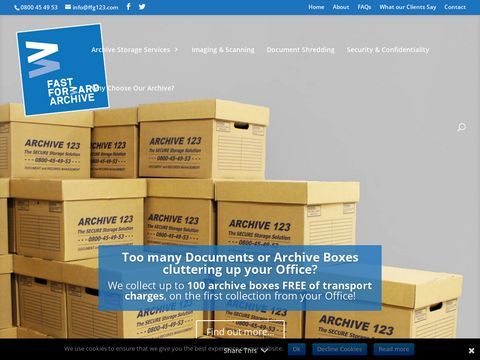 Archive Storage And Document Management Services For London