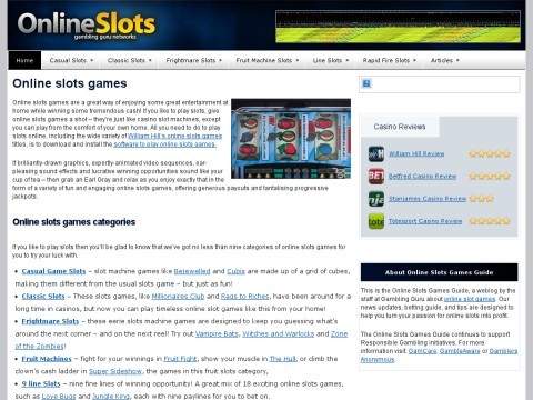 Online Slots Games