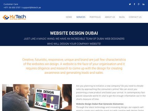 Web Design Dubai | KV Tech