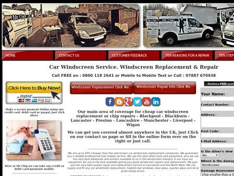 Windscreen Replacement - Windscreen Repair - Mr Chip