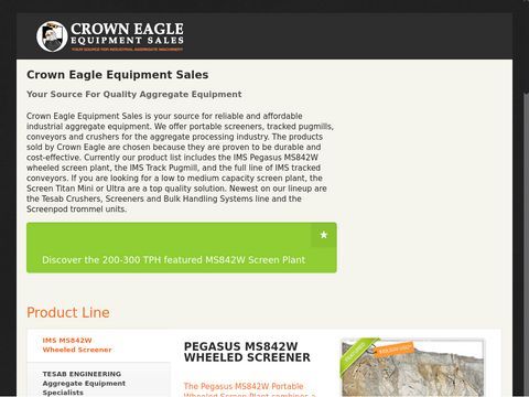 Crown Eagle Equipment Sales