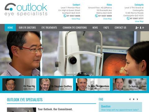 Gold Coast Eye Specialists | Outlook Eye Specialists