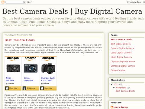 Best Camera Deals | Buy Digital Camera