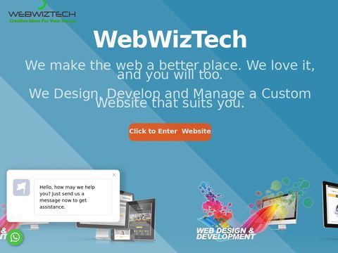 Webwiztech website design