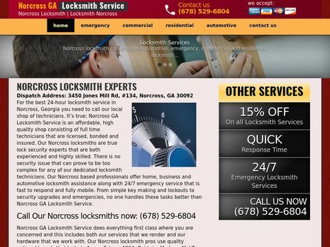 Norcross GA Locksmith Service