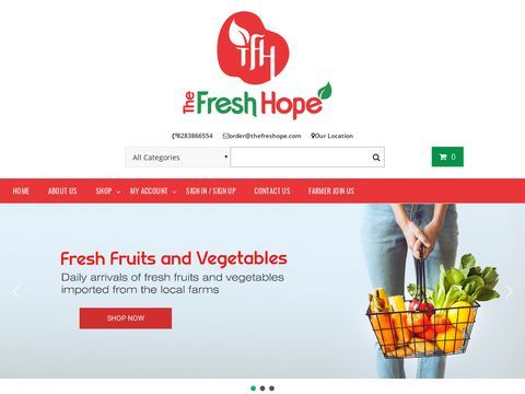 Fresh Fruits and vegetables shop online