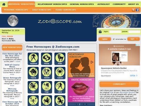 Horoscopes Zodioscope.com