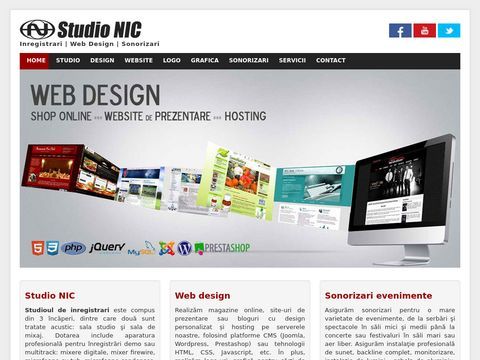Studio NIC - Inregistrari | Web Design | Sonorizari