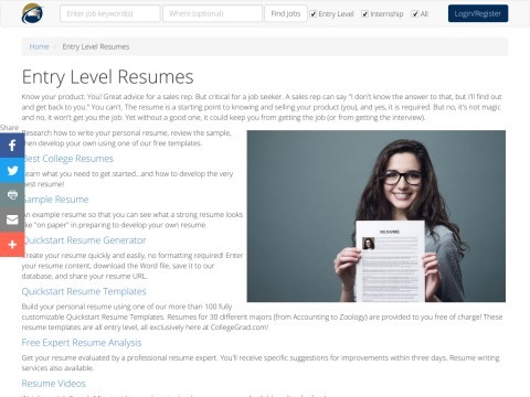 entry level resume