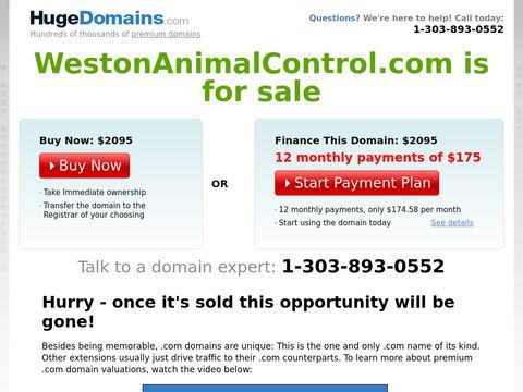 Weston Animal Control Service