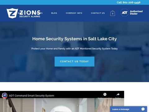 Zions Security Alarms - ADT Authorized Dealer