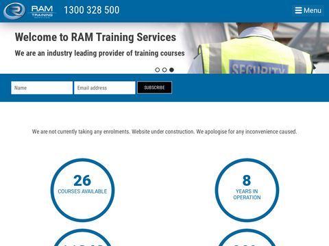 Training Courses - Brisbane Gold Coast - RAM Training Services - Brisbane and Gold Coast