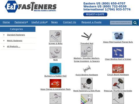 Fasteners | Screws | Bolts | Molded Plastic | Metal | Metric Fasteners