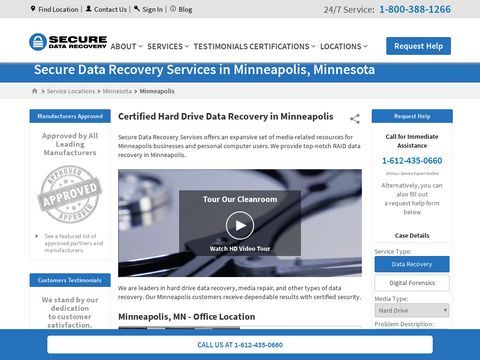 Data Recovery Minneapolis
