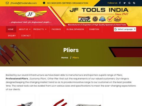 Pliers Manufacturers in India