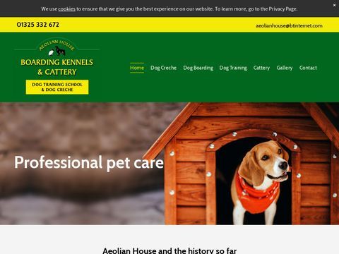 Aeolian House Boarding Kennels & cattery