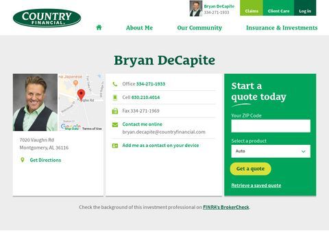 Bryan DeCapite - COUNTRY Financial representative