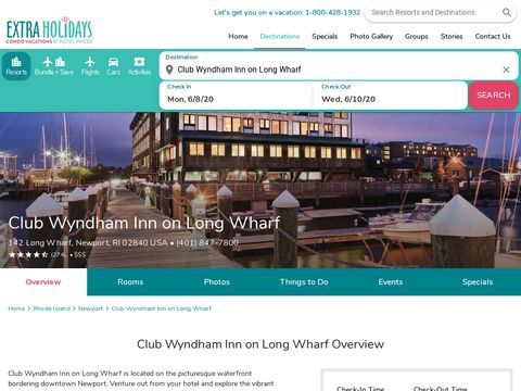 Wyndham Inn on Long Wharf - Newport Accommodations & Ameniti