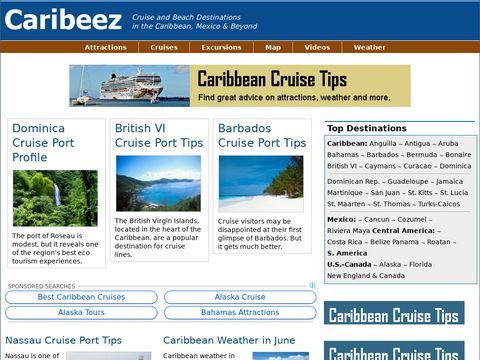 Caribbean Destinations - Caribeez.com