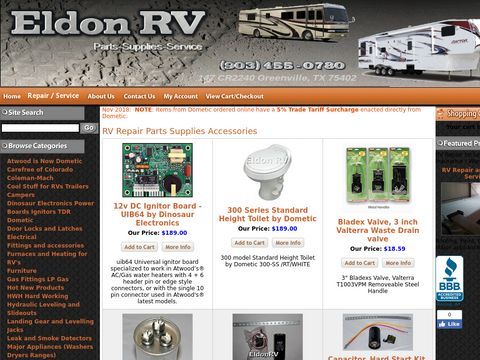 Eldon RV Repair