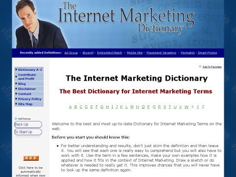 The Internet Marketing Dictionary