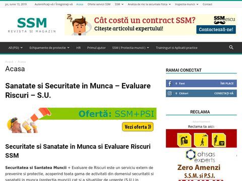 SSM (OSH) - Occupational Safety and Health