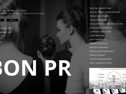 Luxury Lifestyle Media T/A BON PR