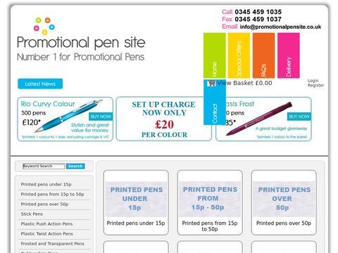Promotional Pens - Printed pens - Promotional Pen Site