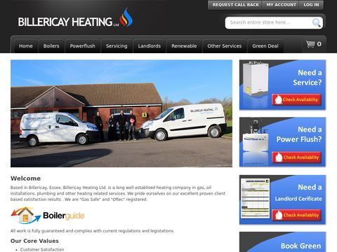 Billericay Heating Ltd plumbing and heating, boiler repair