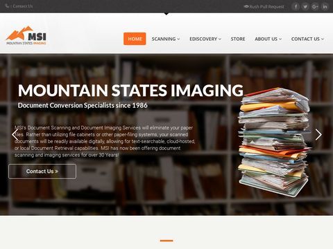 Mountain States Imaging - Document Conversion Services