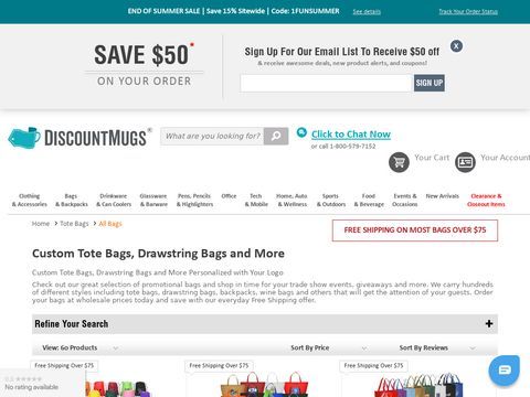 Bags – Discount Bags – Tote Bags