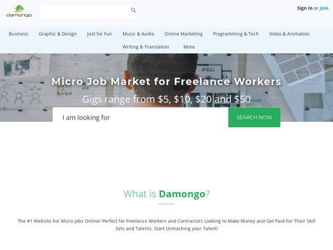 Micro Job Market Place for Freelance Workers