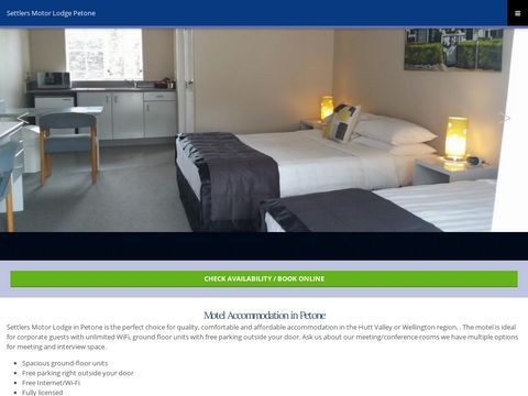 Settlers Motor Lodge - Petone & Lower Hutt Accommodation