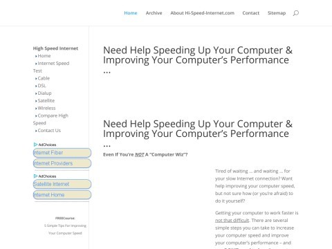 Tips for making your computer faster