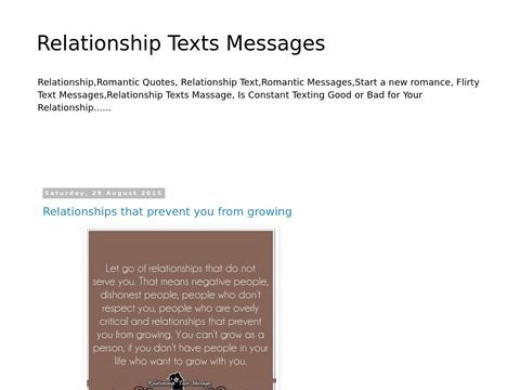 Relationship Texts Messages