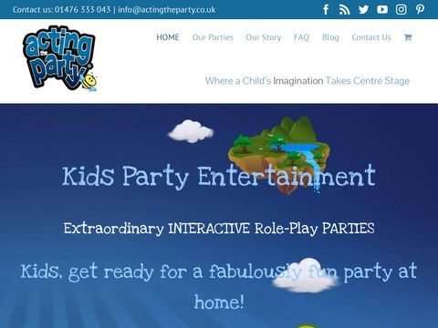 Acting the Party - – New idea in kids party entertainment including party games.