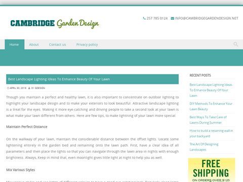 Cambridge Garden Design