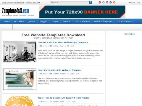 Free Website Templates Downloads