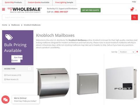 Knobloch Modern Wall Mailboxes