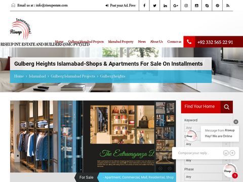 Gulberg Heights Islamabad – Commercial Shops Are Sale