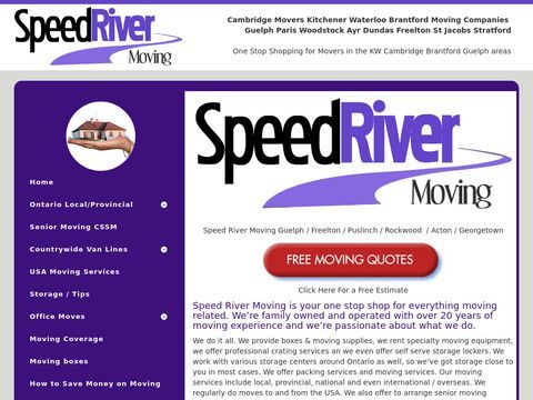 Speed River Moving