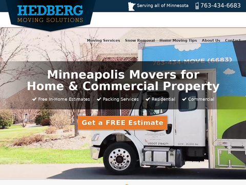 Hedberg Moving Solutions | Moving Company Twin Cities | Moving Services St. Paul Minneapolis, Minnesota